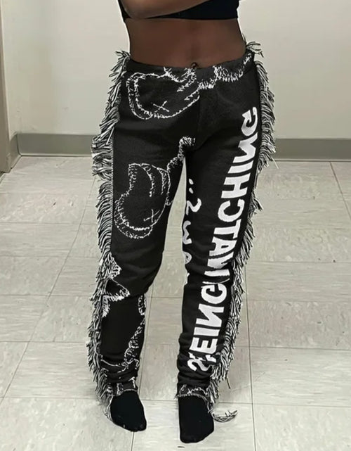 Load image into Gallery viewer, (Free Shipping)(Tariffs included in price) Casual Fashion Outfits Plus Size Print Long Sleeve Tops Sweat Leggings 2 Two Piece Pants Sets Fall Spring Women Clothing
