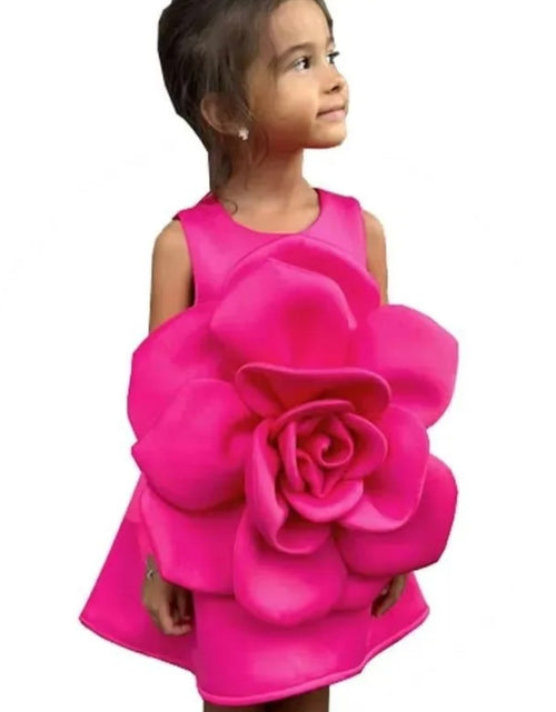 Load image into Gallery viewer, (Free Shipping)(Tariffs included in price) Kids Summer Flower Princess Dress Sleeveless Party Wear

