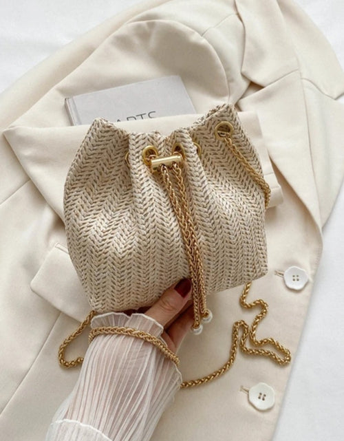 Load image into Gallery viewer, (Free Shipping)(Tariffs included in price) Women's Fashionable Woven Bucket Handbags for Women
