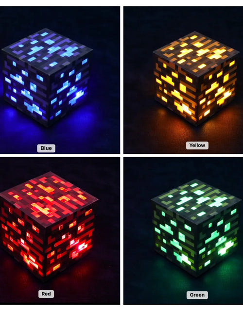 Load image into Gallery viewer, (Free Shipping)(Tariffs included in price) 4 Pack Light Up Nightlight LED Toy Blocks Kids Room Luminous
