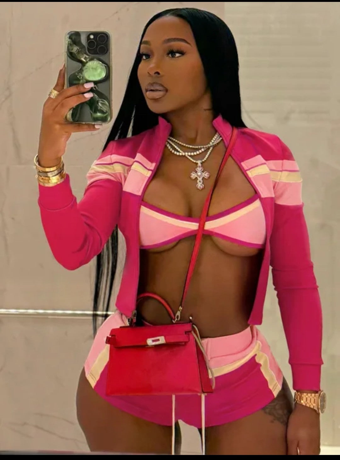 (Free Shipping)(Tariffs included in price) Casual Outfits Long Sleeve Tops Sweat Leggings 2 Two Piece Sets