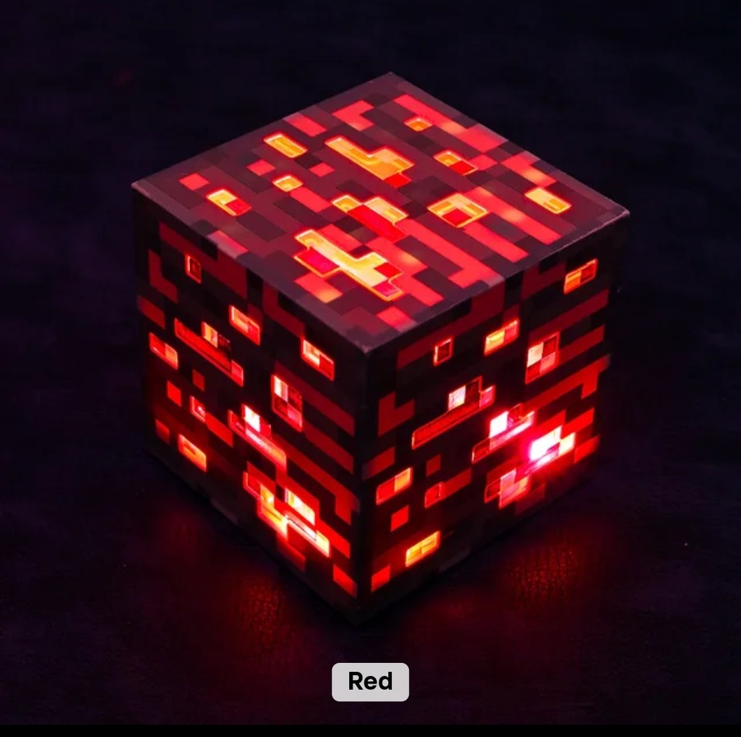 (Free Shipping)(Tariffs included in price) 4 Pack Light Up Nightlight LED Toy Blocks Kids Room Luminous