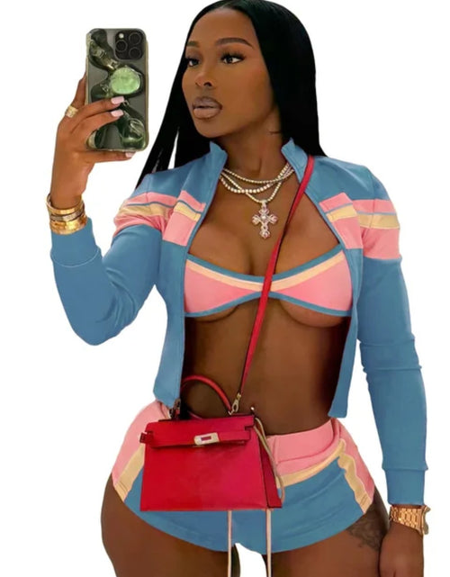 Load image into Gallery viewer, (Free Shipping)(Tariffs included in price) Casual Outfits Long Sleeve Tops Sweat Leggings 2 Two Piece Sets
