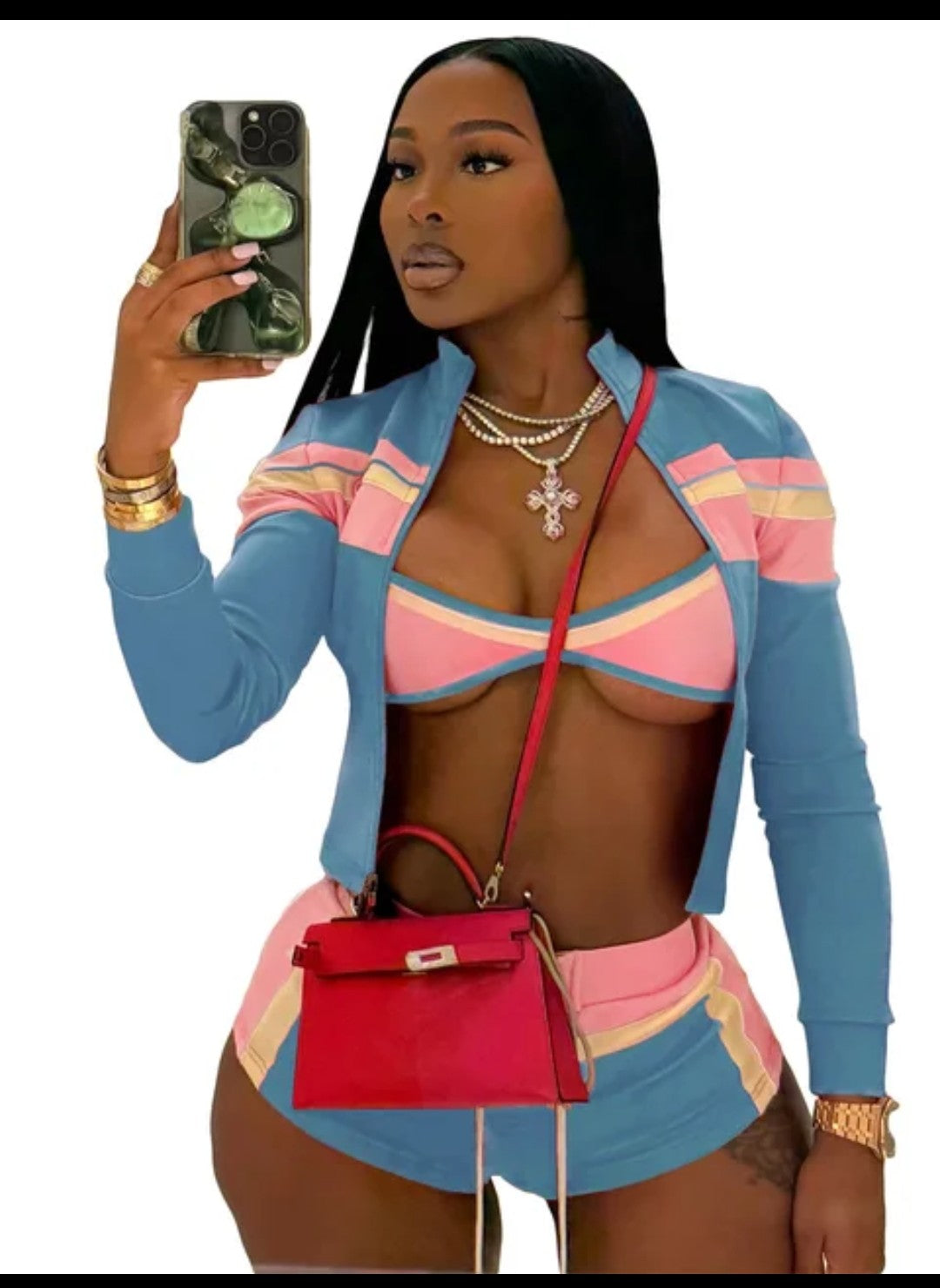 (Free Shipping)(Tariffs included in price) Casual Outfits Long Sleeve Tops Sweat Leggings 2 Two Piece Sets