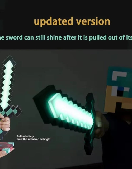 Load image into Gallery viewer, (Free Shipping)(Tariffs included in price) Diamond Pixel Sword Lamp Color Changing New Energy Efficiency Brightness for Bedroom Lamp Night Light
