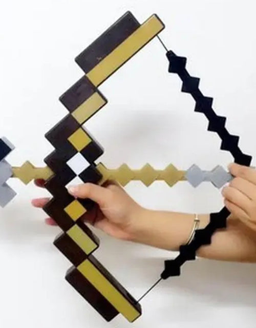 Load image into Gallery viewer, (Free Shipping)(Tariffs included in price) Pixelated Bow and Arrow Kids Building Toy Archery Set Girls And Boys Fun Play Shoots Up To 20 FT Outdoors
