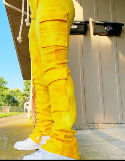 Load image into Gallery viewer, (Free Shipping)(Tariffs included in price) Girls Drawstring Pockets Thick Leg Jogger Sweat Pants
