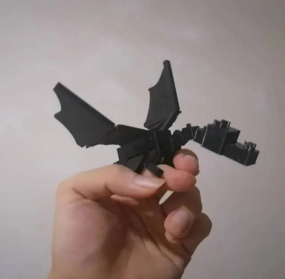 (Free Shipping)(Tariffs included in price) 8 Pack 3D Printed Colorful Pixel Style Movable Action Figures Ornament Figurines