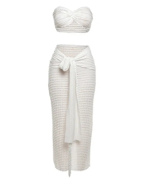 Load image into Gallery viewer, (Free Shipping)(Tariffs included in price) Womens Summer Lace skirt and top
