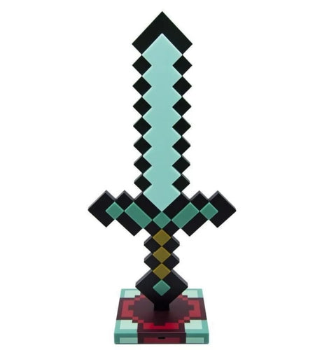 (Free Shipping)(Tariffs included in price) Diamond Pixel Sword Lamp Color Changing New Energy Efficiency Brightness for Bedroom Lamp Night Light