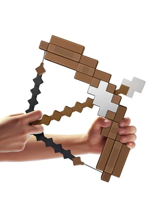 Load image into Gallery viewer, (Free Shipping)(Tariffs included in price) Pixelated Bow and Arrow Kids Building Toy Archery Set Girls And Boys Fun Play Shoots Up To 20 FT Outdoors
