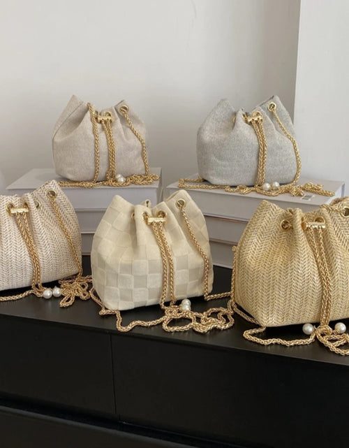 Load image into Gallery viewer, (Free Shipping)(Tariffs included in price) Women's Fashionable Woven Bucket Handbags for Women
