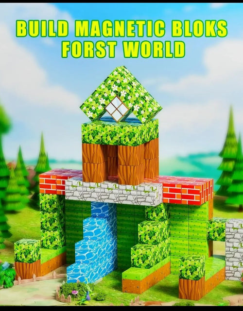 Load image into Gallery viewer, (Free Shipping)(Tariffs included in price) 93 piece magnetic building cube set for boys and girls age 3+ DIY model creative children's Stem sensory toy
