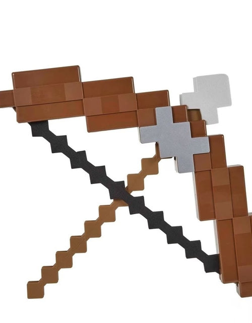 Load image into Gallery viewer, (Free Shipping)(Tariffs included in price) Pixelated Bow and Arrow Kids Building Toy Archery Set Girls And Boys Fun Play Shoots Up To 20 FT Outdoors
