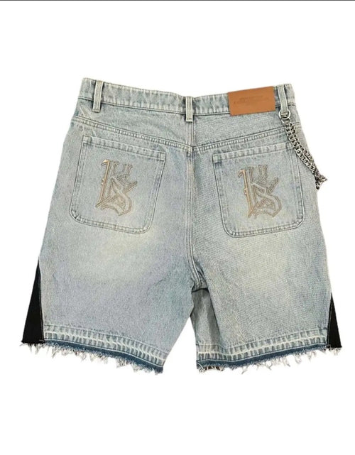 Load image into Gallery viewer, Summer Fashion Distressed cargo jeans high waist denim shorts trendy for women
