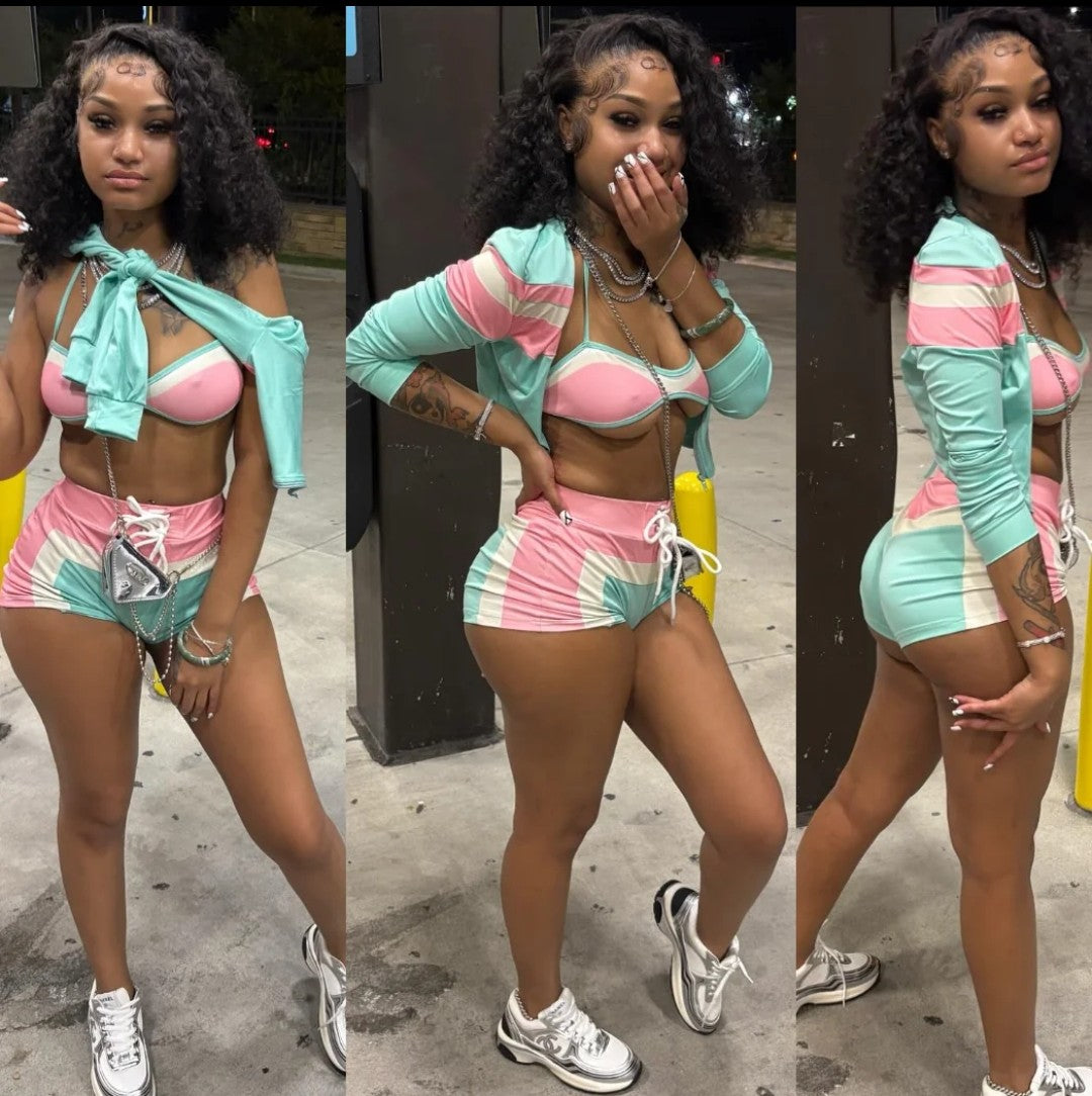 (Free Shipping)(Tariffs included in price) Casual Outfits Long Sleeve Tops Sweat Leggings 2 Two Piece Sets