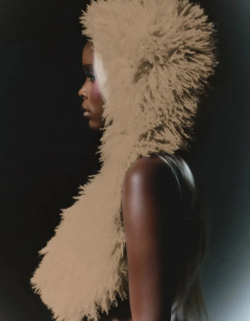 Load image into Gallery viewer, (Free Shipping)(Tariffs included in price) 2025 Fall Winter Fuax Fur Hooded Vests Coat Women Fashion Sleeveless Backless Furry Warm Outwear Tops
