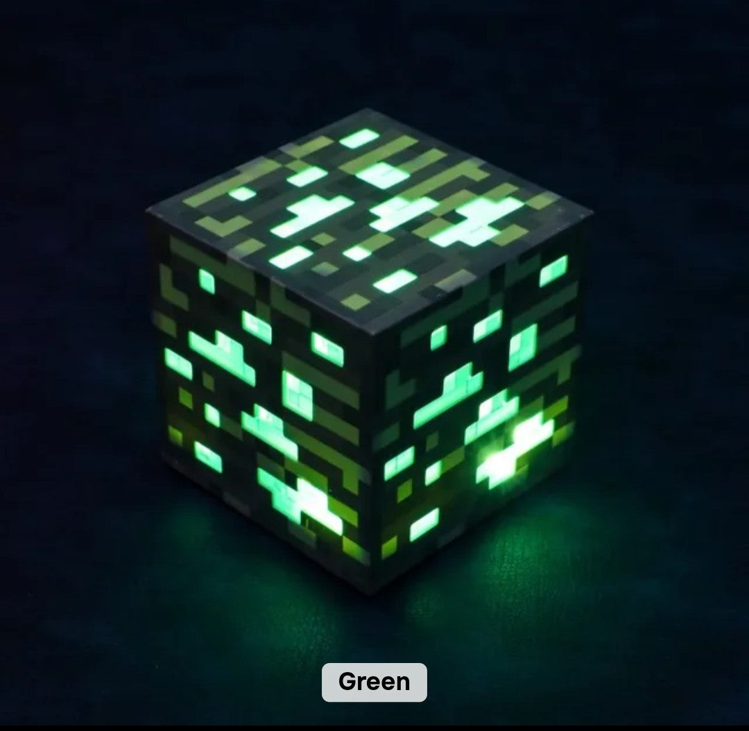 (Free Shipping)(Tariffs included in price) 4 Pack Light Up Nightlight LED Toy Blocks Kids Room Luminous