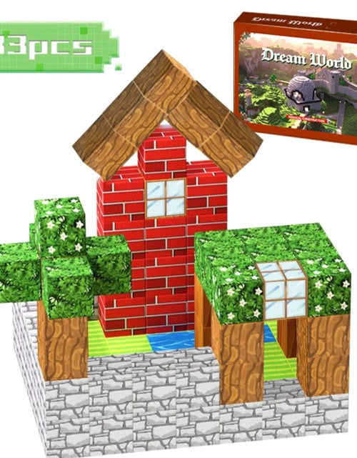 Load image into Gallery viewer, (Free Shipping)(Tariffs included in price) 93 piece magnetic building cube set for boys and girls age 3+ DIY model creative children's Stem sensory toy
