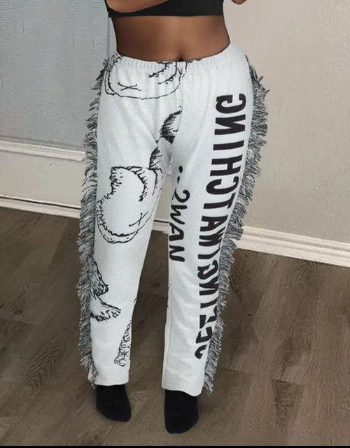 Load image into Gallery viewer, (Free Shipping)(Tariffs included in price) Casual Fashion Outfits Plus Size Print Long Sleeve Tops Sweat Leggings 2 Two Piece Pants Sets Fall Spring Women Clothing
