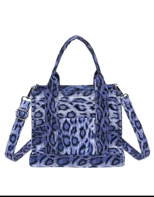 Load image into Gallery viewer, (Free Shipping)(Tariffs included in price) Leopard Pattern Casual Tote Bag Vintage Designer PU Leather Shoulder Bag Fashion Big Capacity Handbag For School Work Shopping
