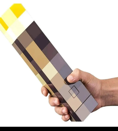 (Free Shipping)(Tariffs included in price) Torch Lamp Children's Toy Night Light Model Toy Brownstone Torch For Living Room Home Decor USB Rechargeable