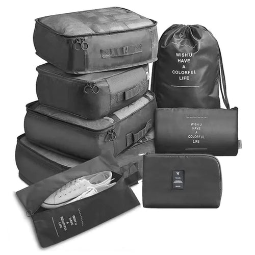 Load image into Gallery viewer, 8 Pieces Large Capacity Luggage Storage Bags
