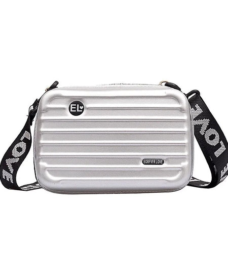 Hot Personality Fashion Women Mini Suitcase Shape Crossbody Bag