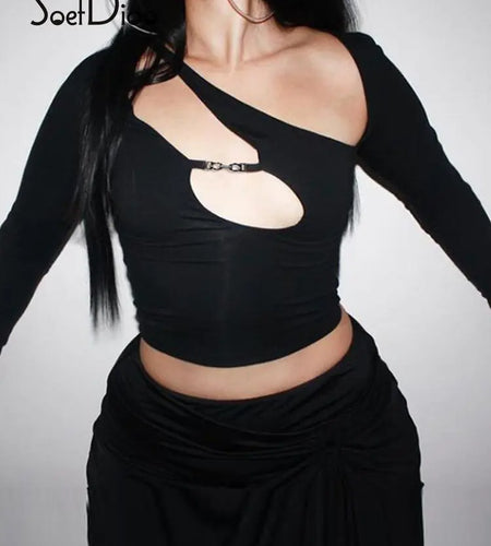 Color Long Slseve short fashion hollow