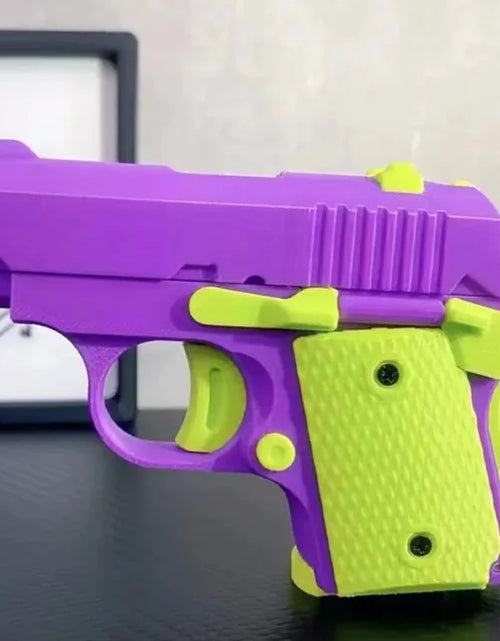 Load image into Gallery viewer, GravityShot 3D Printed Rubber Band Gun for Kids
