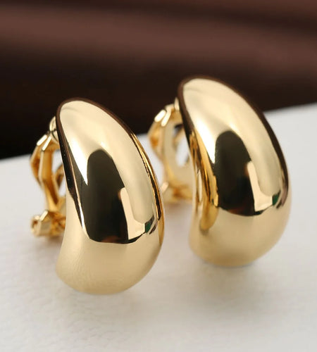 Earrings French Entry Lux Drop-shaped