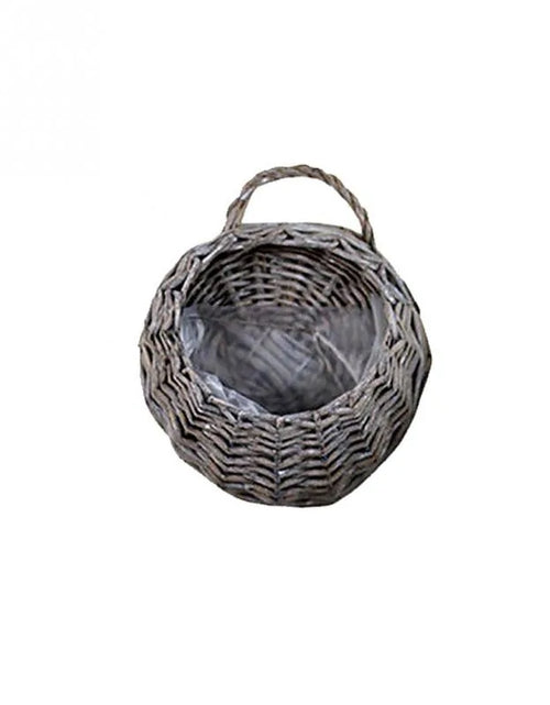 Load image into Gallery viewer, Handmade Wicker Rattan Flower Basket
