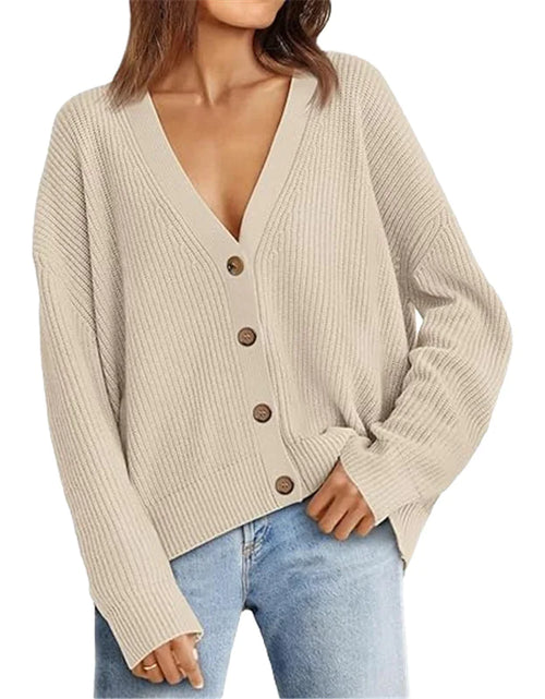 Load image into Gallery viewer, Women&#39;s Lightweight Button Cardigan
