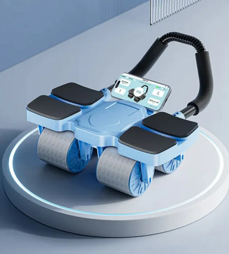 Smart Abdominal Wheel with Auto-Rebound & Fitness App Integration