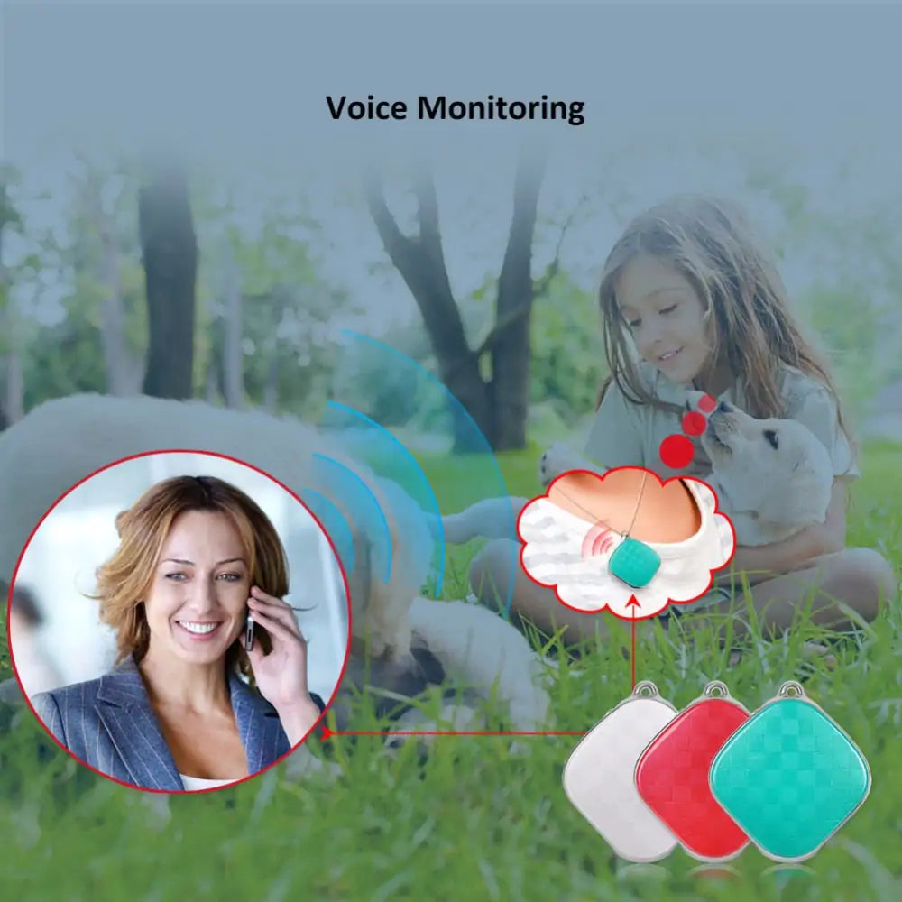 Mini Personal GPS Tracker Kids Listening Device