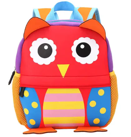 Load image into Gallery viewer, 3D Cartoon Animal Backpacks for Kids – School Bags for Ages 2-5
