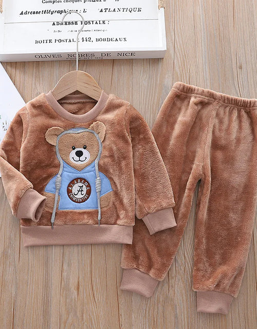 Load image into Gallery viewer, Kids Flannel Pajama Set
