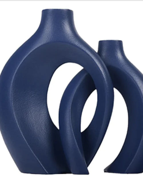 Load image into Gallery viewer, Nordic Ceramic Interlock Vase
