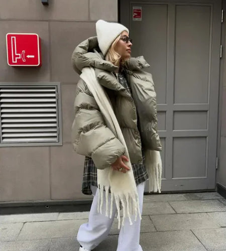 Women's Chic Cotton-Padded Bread Coat