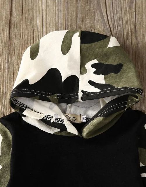 Load image into Gallery viewer, Baby Boys Camo Outfits Tracksuit Set
