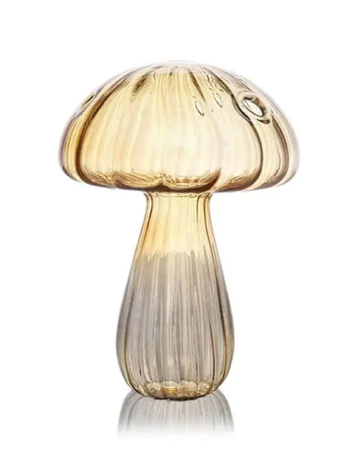 Load image into Gallery viewer, Mushroom Glass Flower Vase
