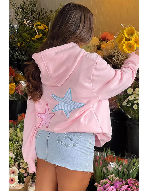 Load image into Gallery viewer, Star-Embroidered Hoodie
