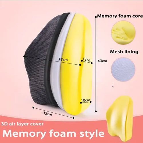 Load image into Gallery viewer, Memory Foam Seat Cushion and Orthopedic Pillow
