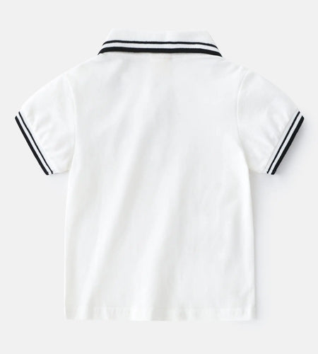 Boys' T-Shirt Summer Polo Shirt