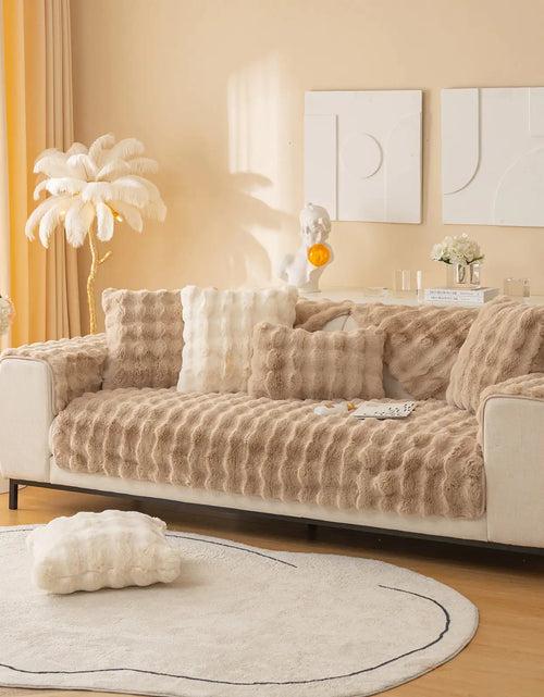 Load image into Gallery viewer, Super Soft Shaggy Non-Slip Plush Sofa Cover
