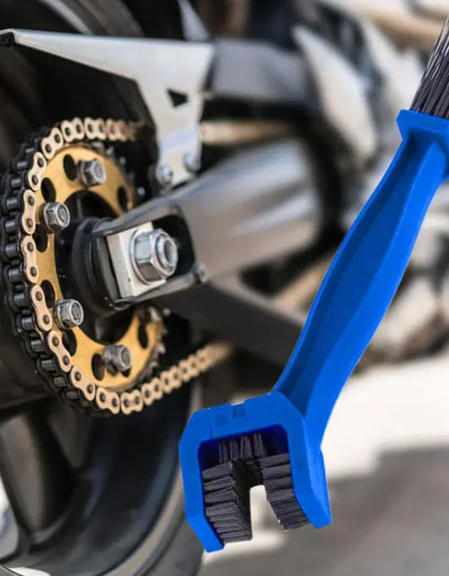 Load image into Gallery viewer, Dual-Clean Motorcycle &amp; Bicycle Chain Brush Set
