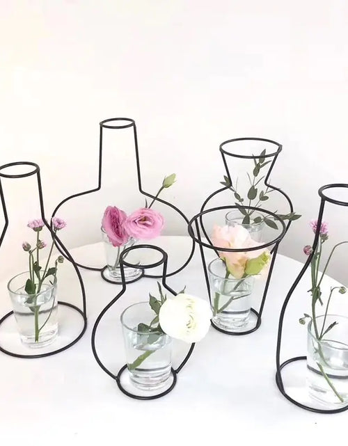 Load image into Gallery viewer, Nordic Style Iron Flower Vase
