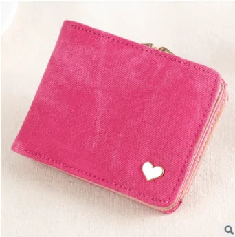 Load image into Gallery viewer, Heart of Gold Compact Wallet
