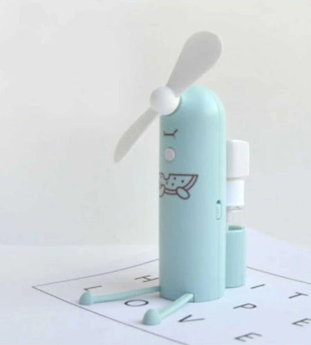Portable USB Humidification Handheld Fan