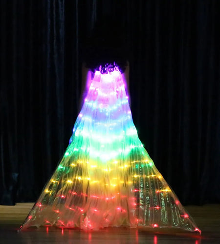 Kid and Adult LED Colorful Butterflies Wings With Telescopic Stick